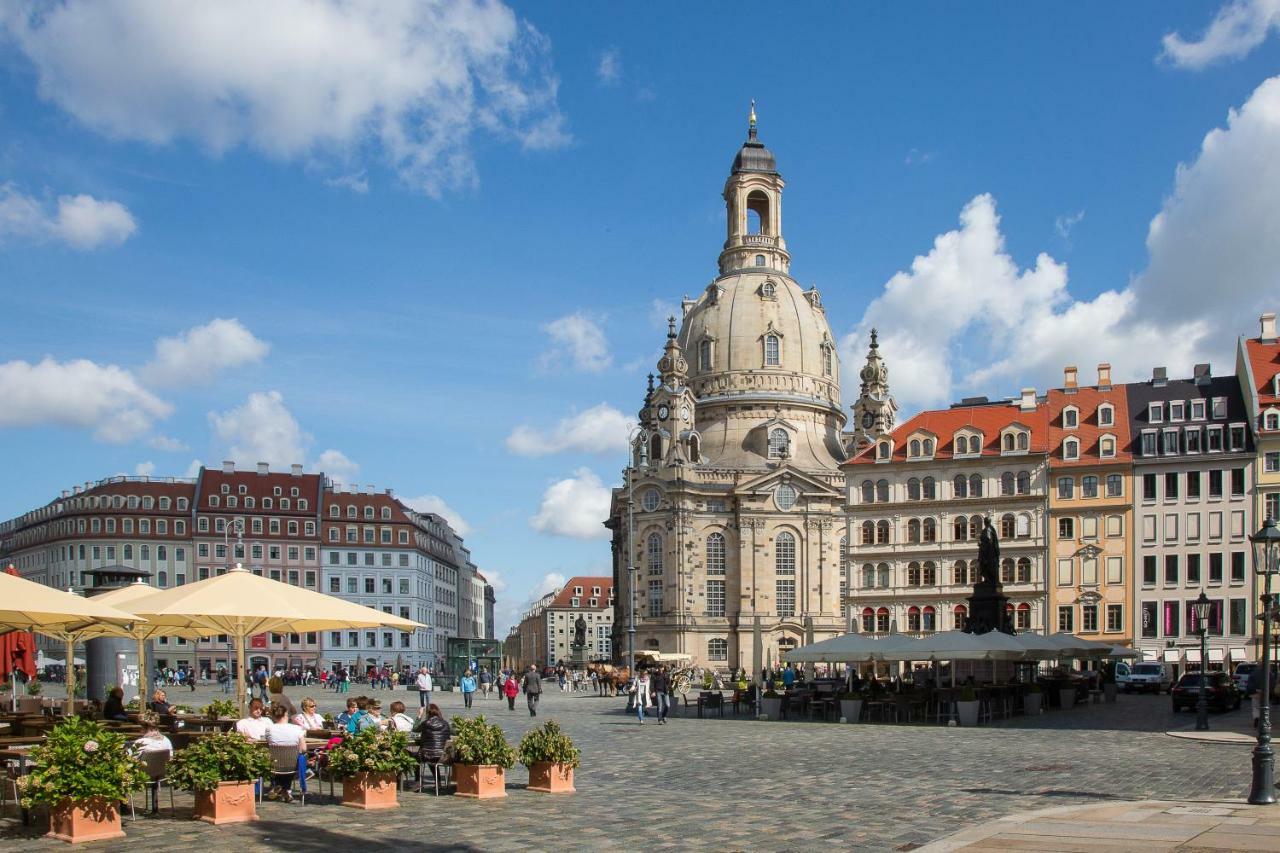 Grosses Apartment Im Zentrum Von Dresden, 2 Schlafzimmer, 2 Baeder, Balkon Buitenkant foto